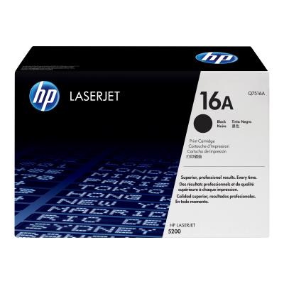 HP Cartridge No 16A HP16A HP 16A Black Schwarz (Q7516A)