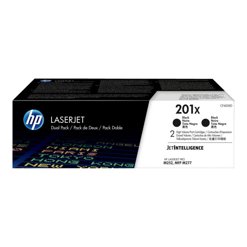 HP Cartridge No 201X HP201X HP 201X Black Schwarz (CF400XD)