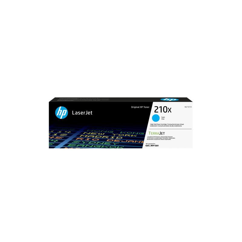 HP Cartridge No 210X HP210X HP 210X Cyan High Capacity (W2101X)