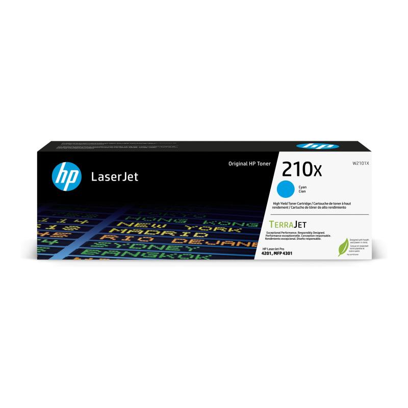HP Cartridge No 210X HP210X HP 210X Cyan High Capacity (W2101X)