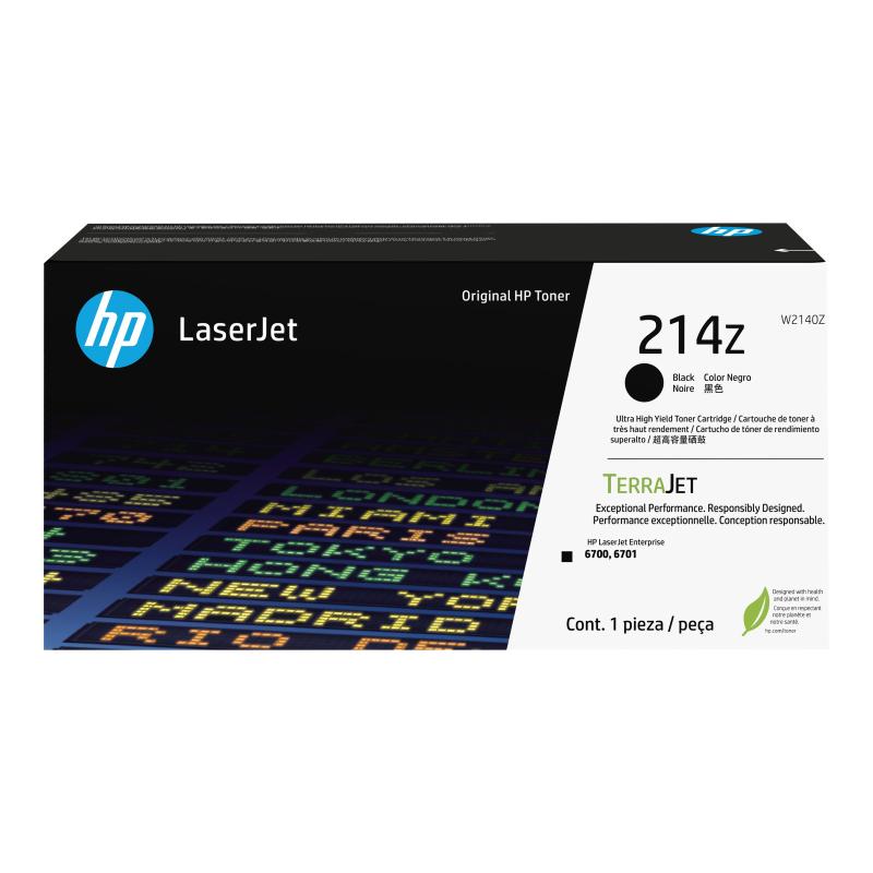 HP Cartridge No 214Z HP214Z HP 214Z Black Schwarz Ultra High Capacity (W2140Z)