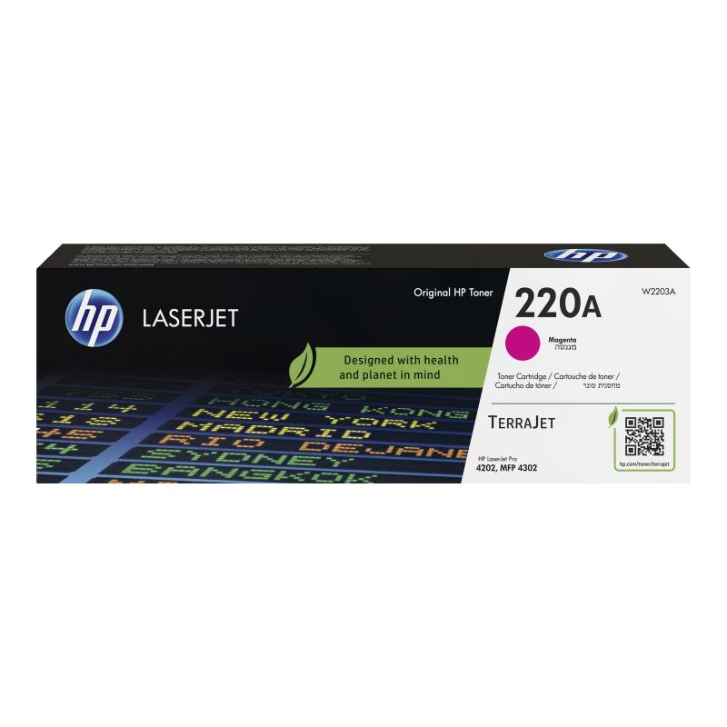 HP Cartridge No 220A HP220A HP 220A Magenta (W2203A)