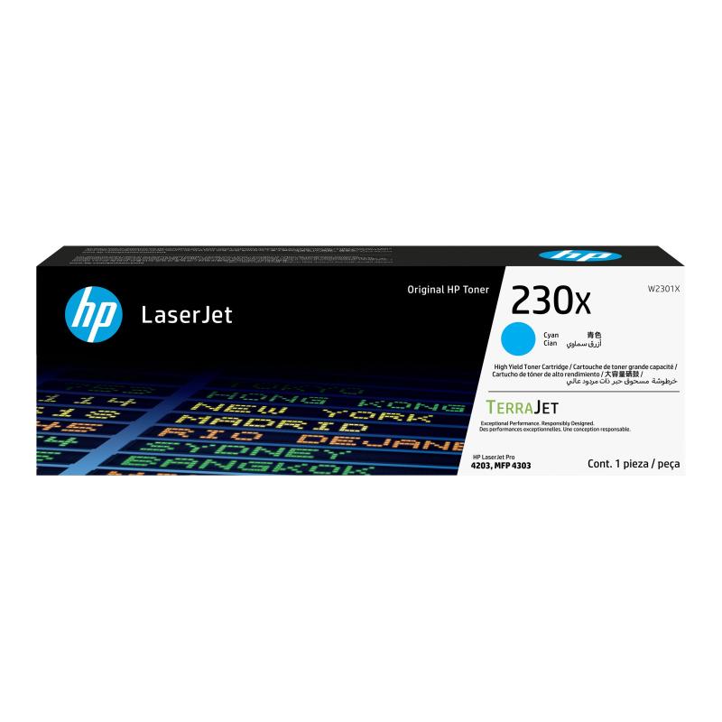 HP Cartridge No 230X HP230X HP 230X Cyan (W2301X )
