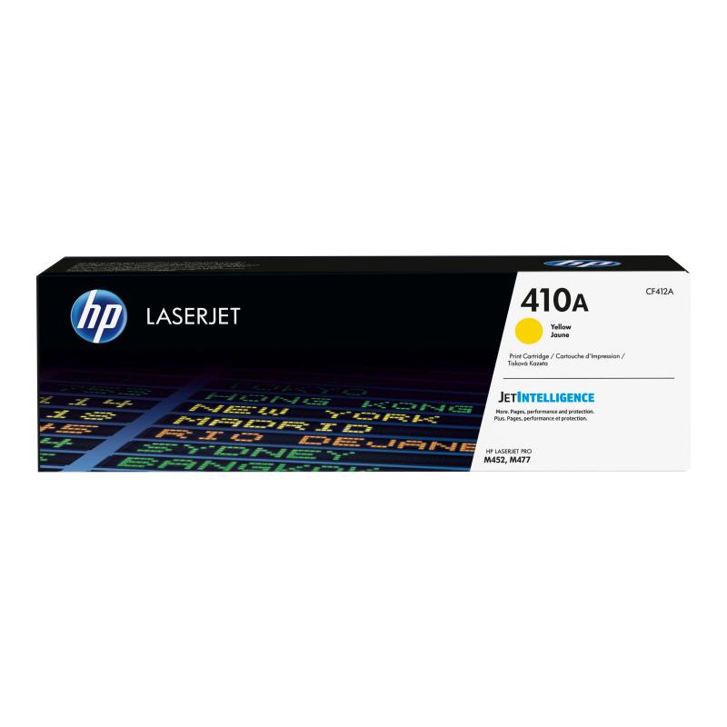 HP Cartridge No 410A HP410A HP 410A Yellow Gelb (CF412A)