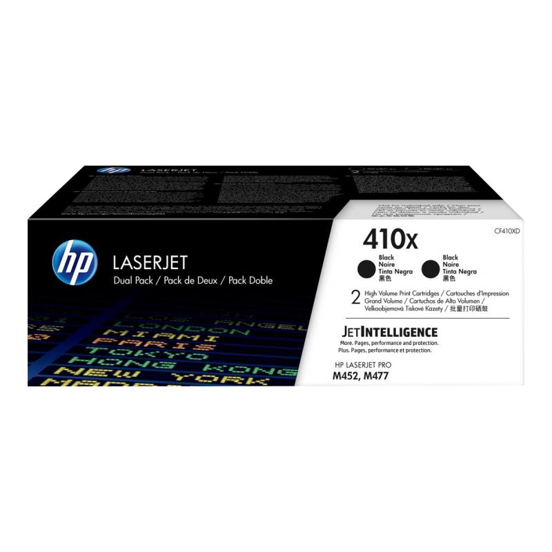 HP Cartridge No 410X HP410X HP 410X Black Schwarz (CF410XD)