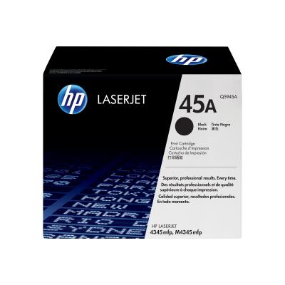 HP Cartridge No 45A HP45A HP 45A Black Schwarz (Q5945A)