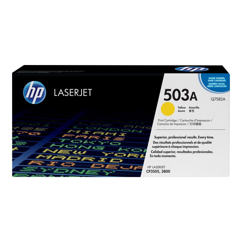 HP Cartridge No 503A HP503A HP 503A Yellow Gelb (Q7582A)