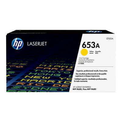 HP Cartridge No 653A HP653A HP 653A Yellow Gelb (CF322A)