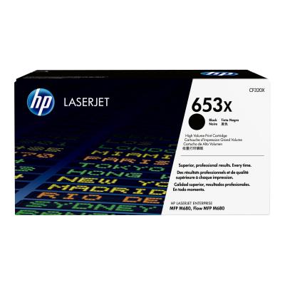 HP Cartridge No 653X HP653X HP 653X Black Schwarz (CF320X)
