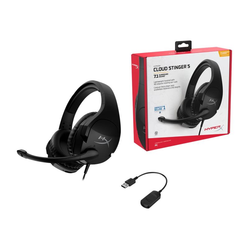 HyperX Headset Cloud Stinger S 7 1 HyperX1 HyperX 1 for PC (4P4F1AA)