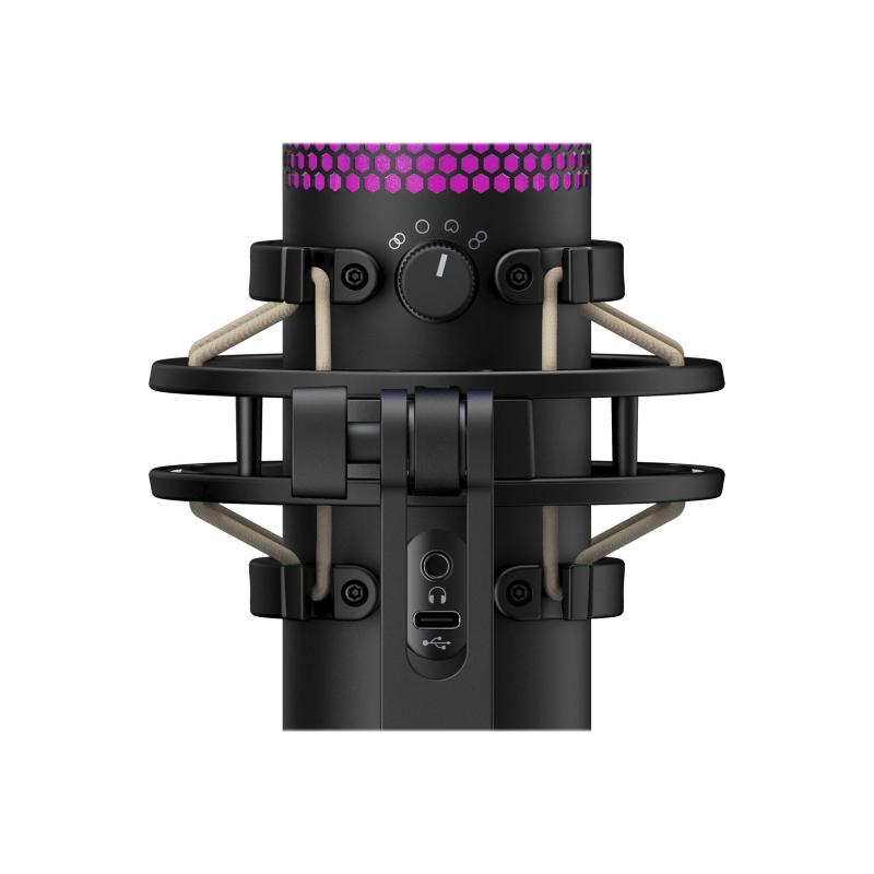 HyperX Microphone QuadCast S Black Schwarz (4P5P7AA)