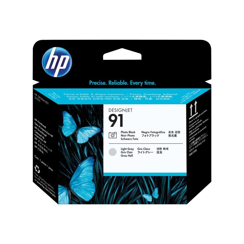 HP Ink 91 Photo Black Schwarz and Light Grey Printhead (C9463A)