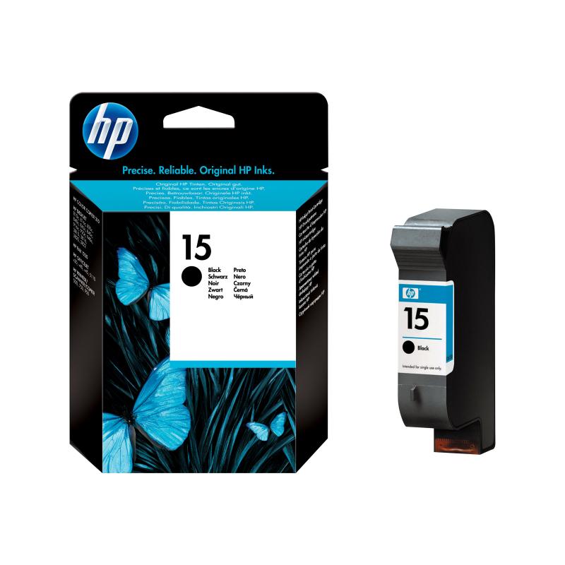 HP Ink No 15 HP15 HP 15 Black Schwarz (C6615DE)