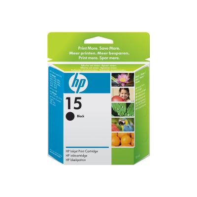 HP Ink No 15 HP15 HP 15 Black Schwarz (C6615DE)