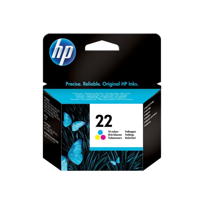 HP Ink No 22 HP22 HP 22 Tri-Color TriColor (C9352AE)
