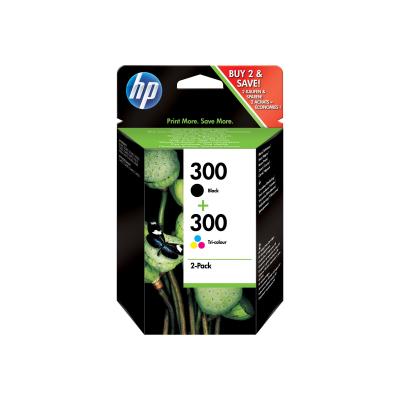 HP Ink No 300 HP300 HP 300 Combopack Black Schwarz Tricolor (CN637EE)