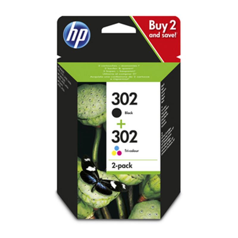 HP Ink No 302 HP302 HP 302 Black Schwarz + Color (X4D37AE)