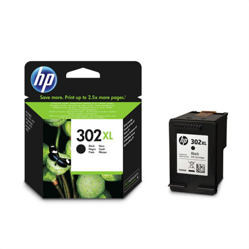HP Ink No 302XL HP302XL HP 302XL Black Schwarz (F6U68AE)