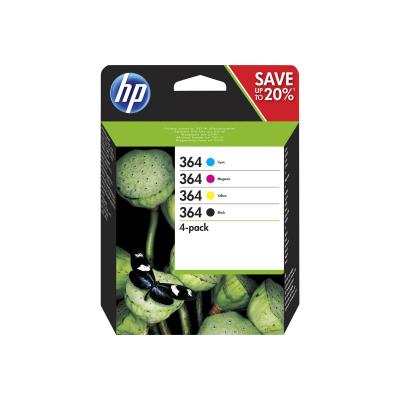 HP Ink No 364 HP364 HP 364 Combo Pack Black Schwarz + Color (N9J73AE)
