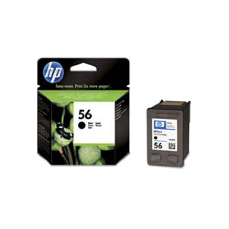 HP Ink No 56 HP56 HP 56 Black Schwarz (C6656AE)
