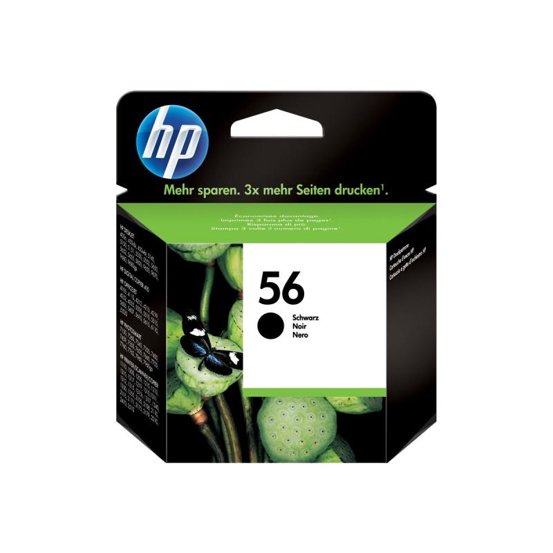 HP Ink No 56 HP56 HP 56 Black Schwarz (C6656AE)