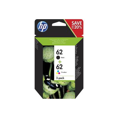 HP Ink No 62 HP62 HP 62 Combo Pack Black Schwarz + Color (N9J71AE)