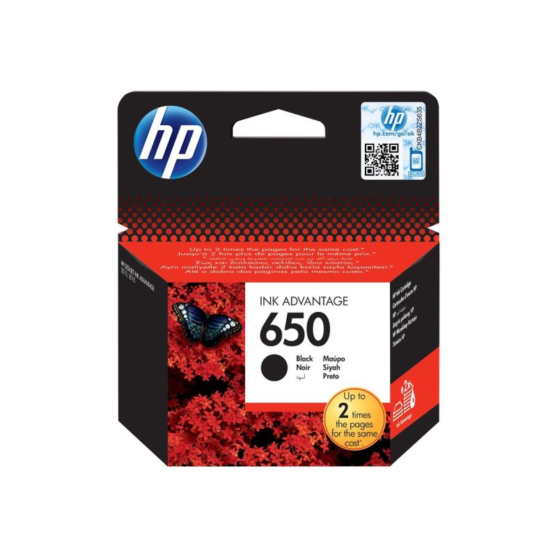 HP Ink No 650 HP650 HP 650 Black Schwarz (CZ101AE)