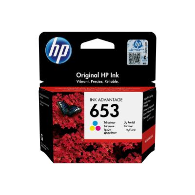 HP Ink No 653 Tri-color Tricolor Original Ink Advantage Cartridge (3YM74AE#BHK)
