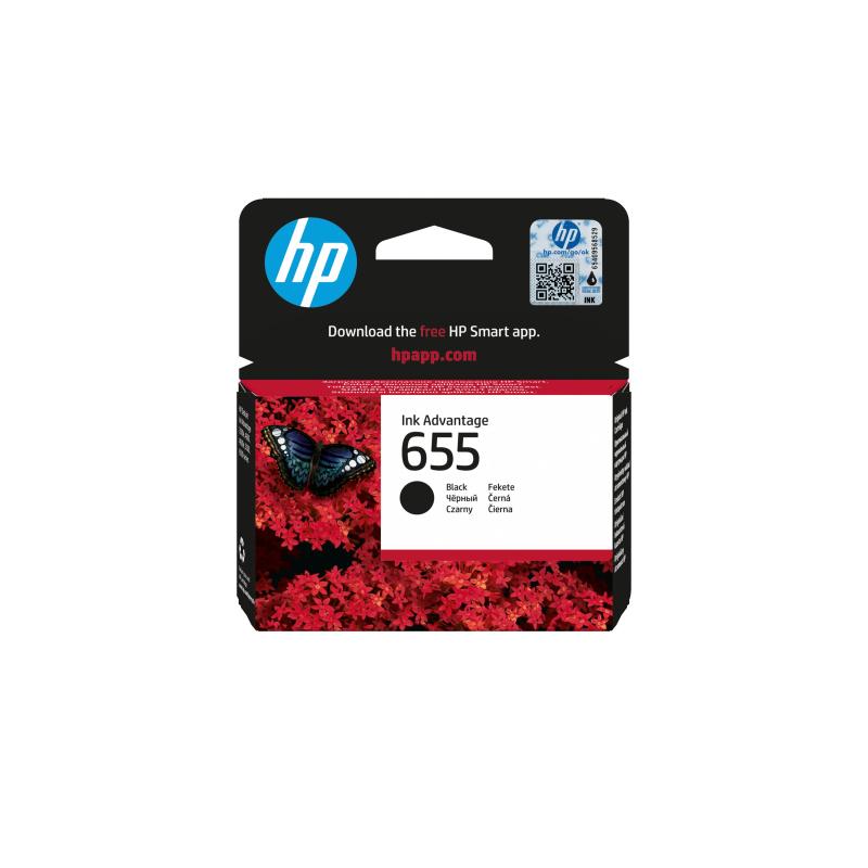 HP Ink No 655 HP655 HP 655 Black Schwarz (CZ109AE)