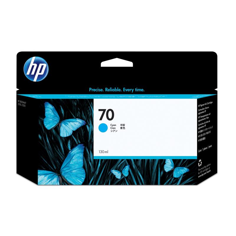 HP Ink No 70 HP70 HP 70 Cyan (C9452A)