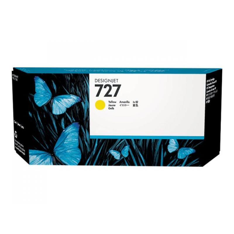 HP Ink No 727 HP727 HP 727 Yellow Gelb (F9J78A) 300 ml
