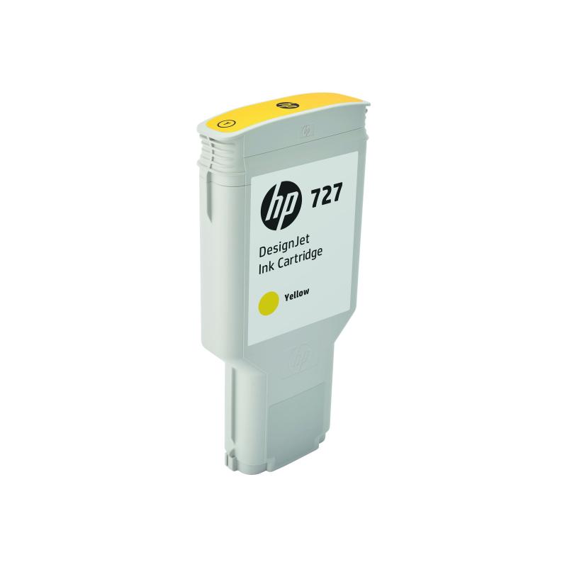 HP Ink No 727 HP727 HP 727 Yellow Gelb (F9J78A) 300 ml