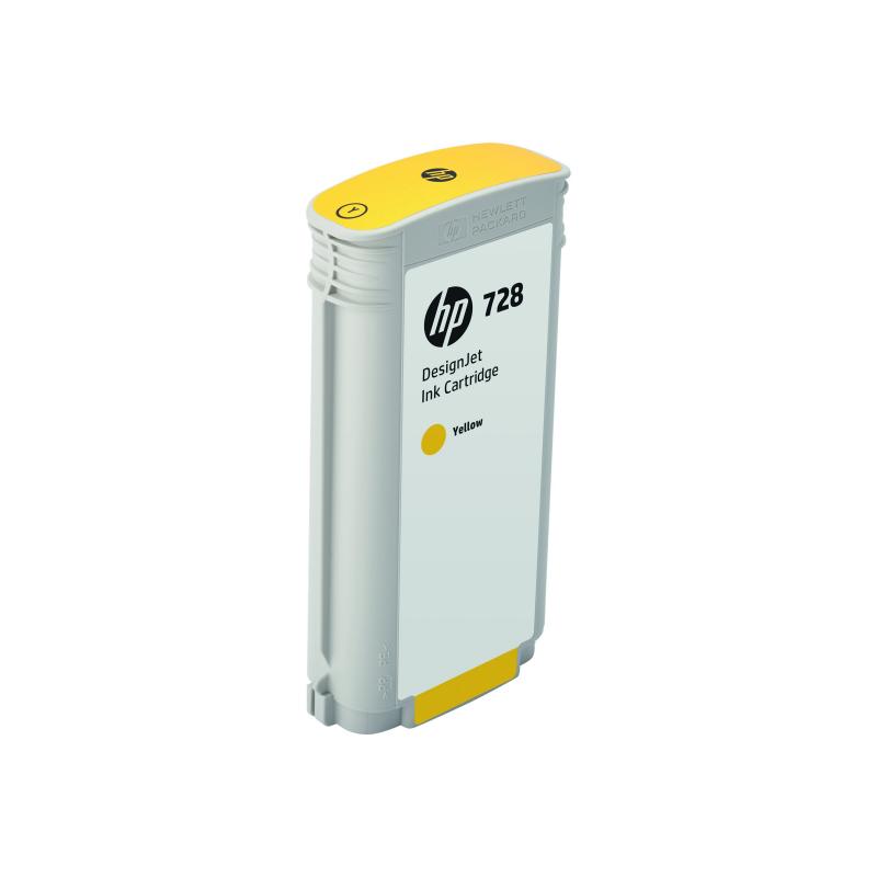 HP Ink No 728 HP728 HP 728 Yellow Gelb (F9J65A) 130 ml