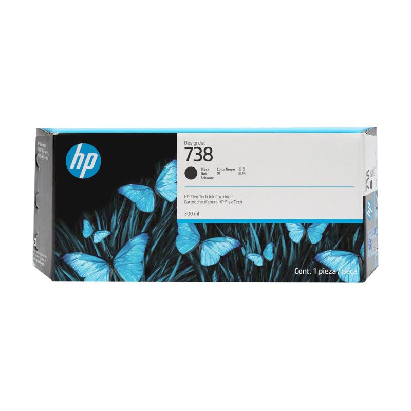 HP Ink No 738 HP738 HP 738 300ml Black Schwarz (498N8A)