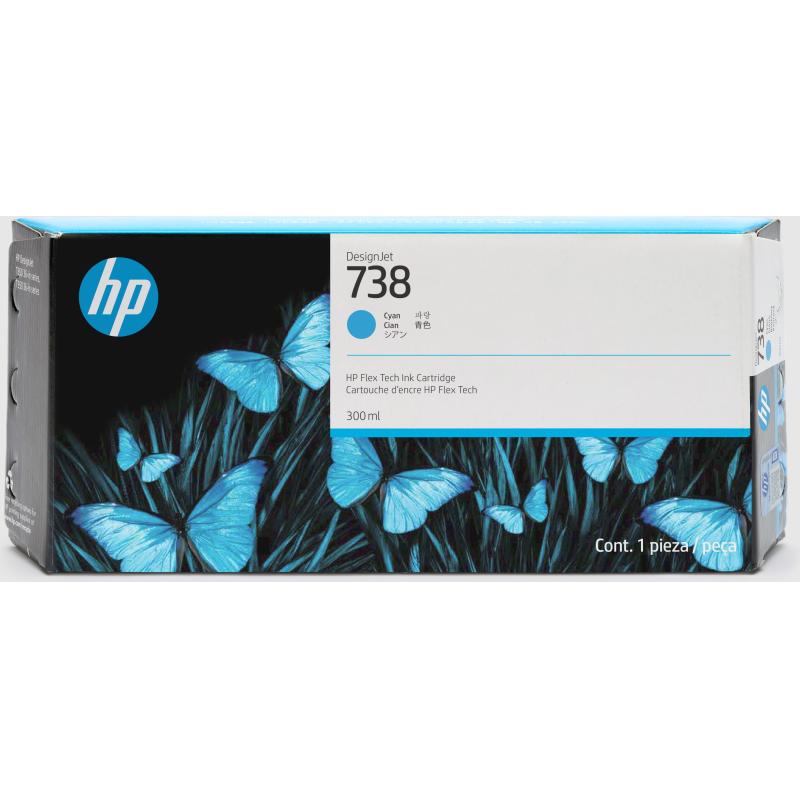 HP Ink No 738 HP738 HP 738 300ml Black Schwarz (498N8A)