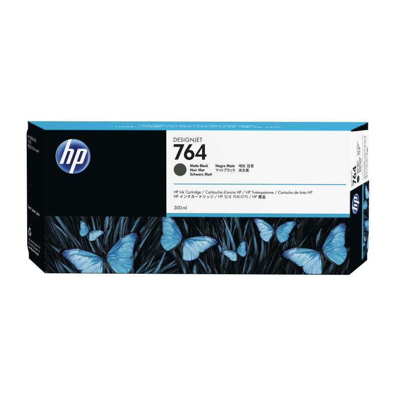 HP Ink No 764 HP764 HP 764 Black Schwarz (C1Q16A)