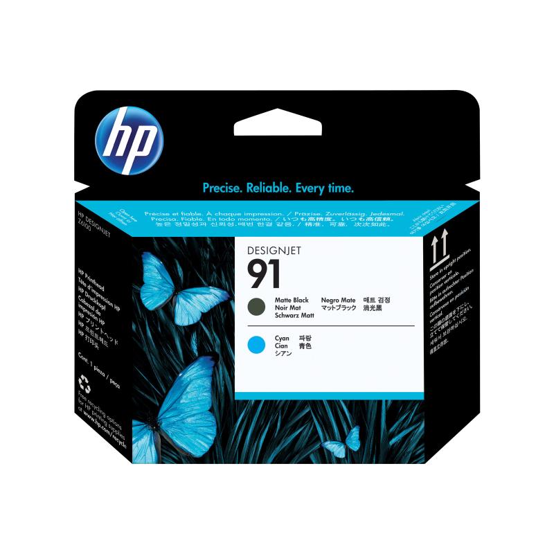 HP Ink No 91 Cyan Matt Black Schwarz (C9460A)