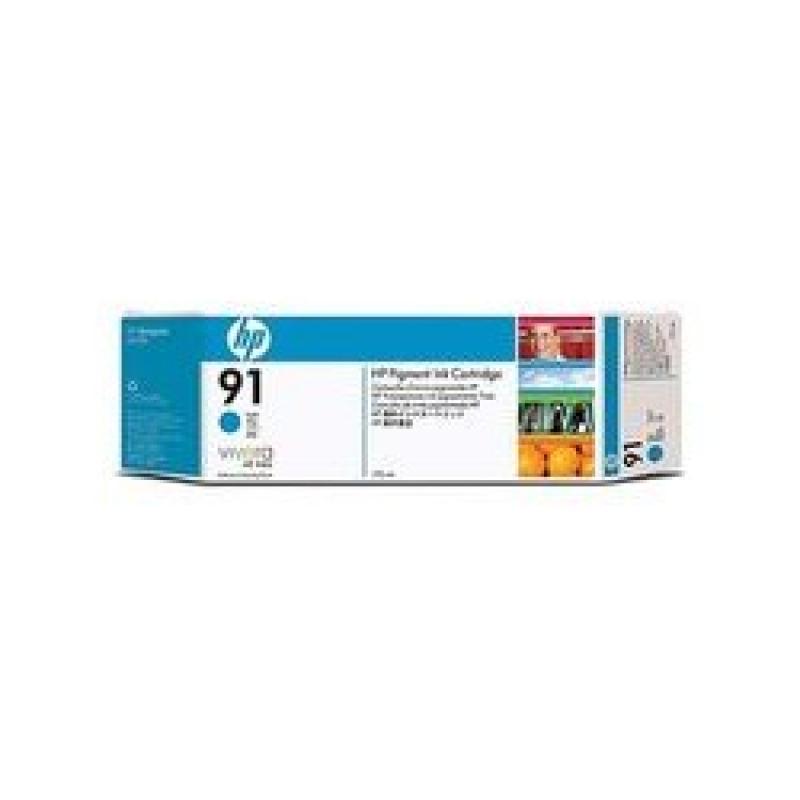 HP Ink No 91 Pigment Photo Cyan Ink Cartridge (C9467A)