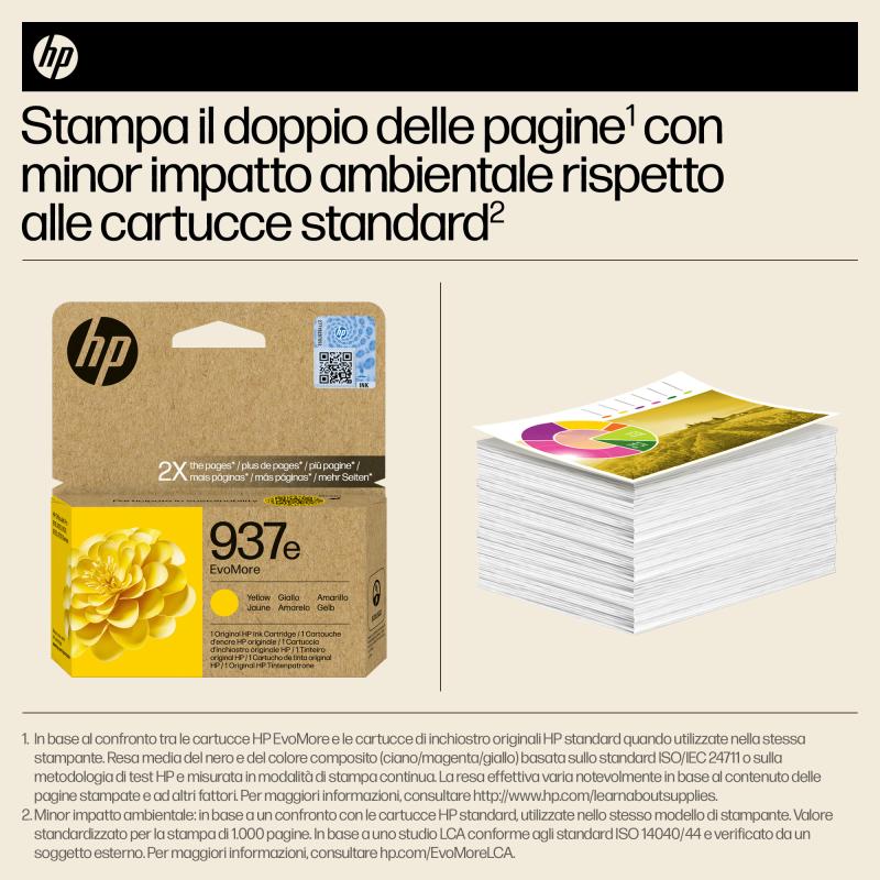 HP Ink No 937e Yellow Gelb (4S6W8NE)