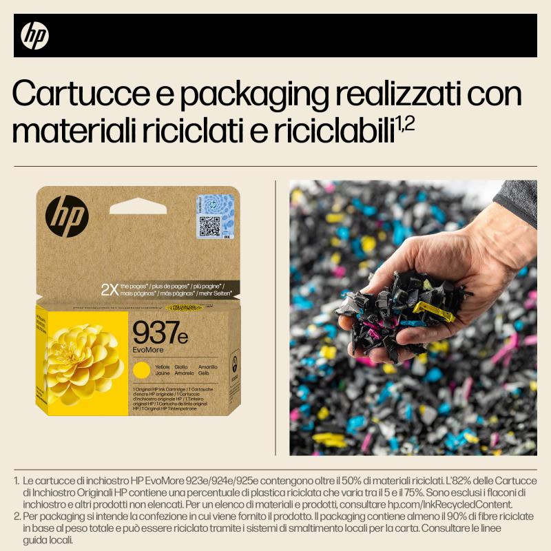 HP Ink No 937e Yellow Gelb (4S6W8NE)