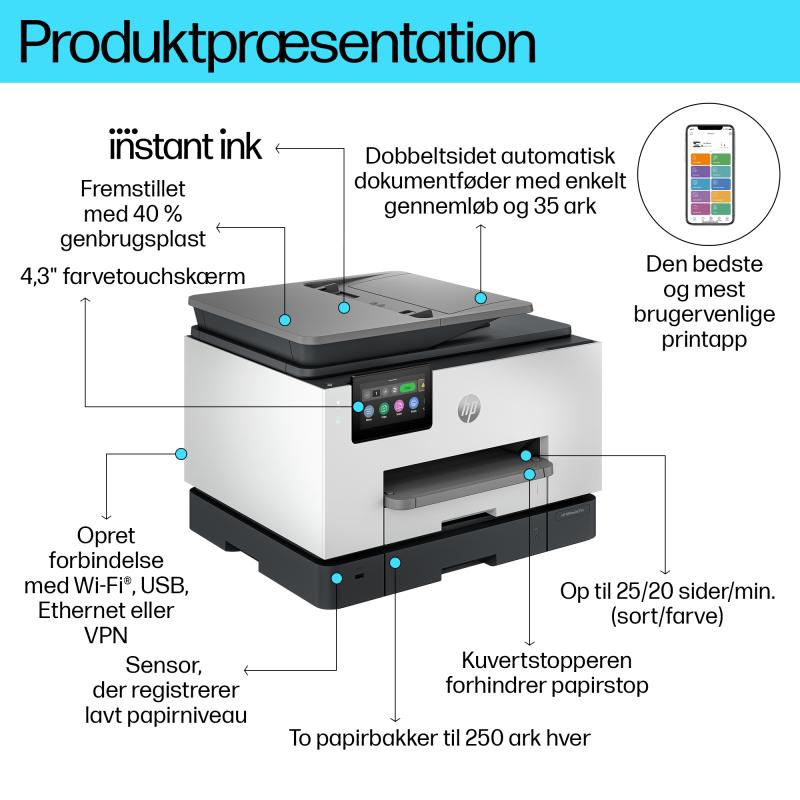 HP Officejet Pro 9132e All-in-One AllinOne Multifunktionsdrucker (404M5B#629)