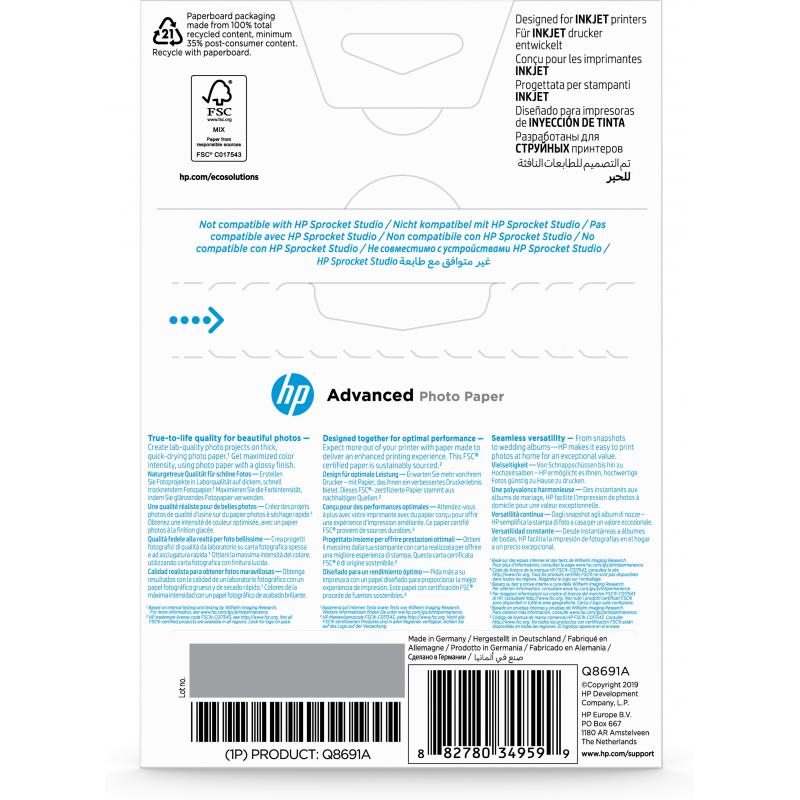 HP Paper Advanced Glossy (Q8691A)