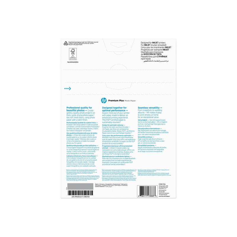 HP Paper Premium Semi-Glossy SemiGlossy (CR673A)