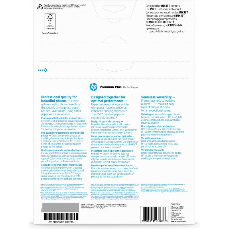 HP Paper Premium Semi-Glossy SemiGlossy (CR673A)