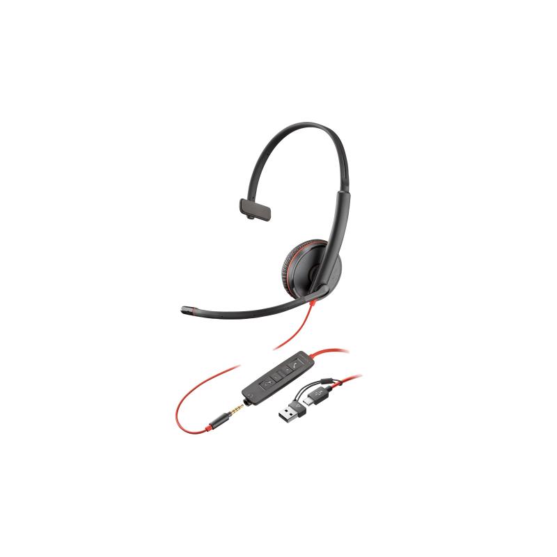 HP Poly Headset Blackwire 3215 USB-C A USBC A (8X227A6)