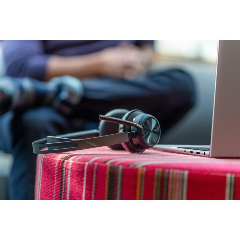 HP Poly Headset Voyager Focus 2 UC Bluetooth black Schwarz (77Y89AA)