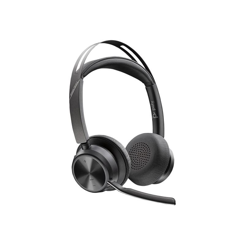 HP Poly Headset Voyager Focus 2 UC Bluetooth black Schwarz (77Y89AA)