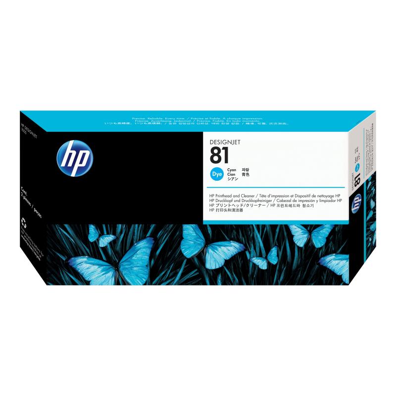 HP Printhead Cyan No 81 HP81 HP 81 (C4951A)