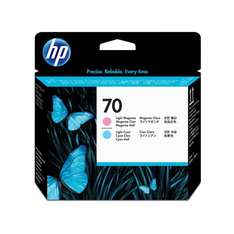 HP Printhead No 70 HP70 HP 70 Light Cyan + Light Magenta (C9405A)