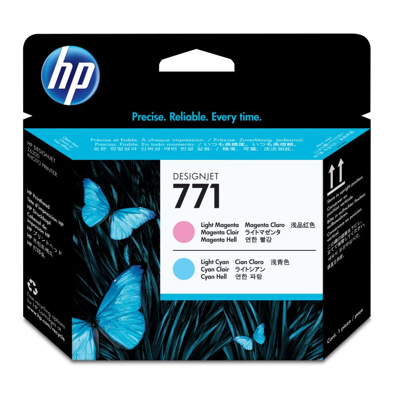 HP Printhead No 771 HP771 HP 771 Light Magenta & Light Cyan (CE019A)